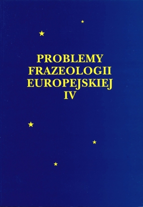 Problemy Frazeologii Europejskiej, tom IV
