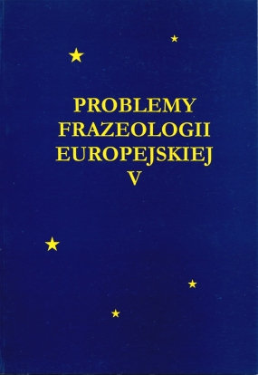 Problemy Frazeologii Europejskiej, tom V