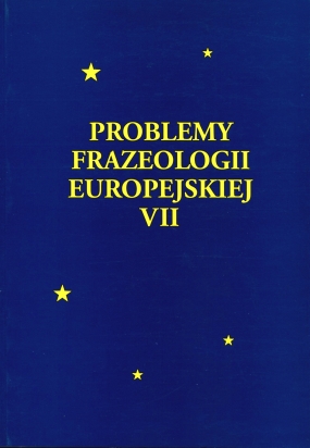 Problemy Frazeologii Europejskiej, tom VII
