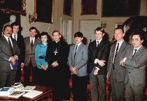 U Prymasa Polski kard. J&oacute;zefa Glempa (1991)