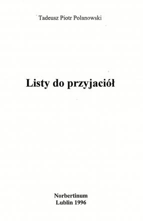 Listy do przyjaci&oacute;ł